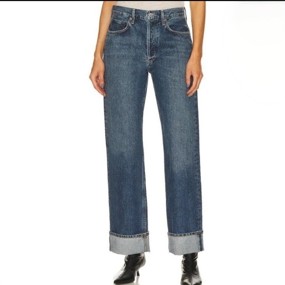 Agolde Fran Low Slung Straight Jean In Enamour NWOT Size 27